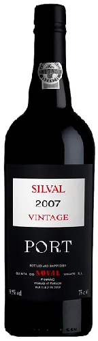 Bottle of Quinta do Noval Silval Vintage Portwith label visible