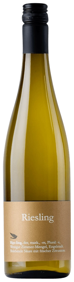 Zimmer Mengel Riesling