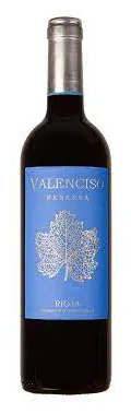 Bottle of VALENCISO Rioja Reserva from search results