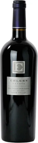 Bottle of Ehlers Estate Cabernet Sauvignonwith label visible