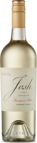 Bottle of Josh Cellars Sauvignon Blancwith label visible