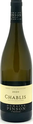 Bottle of Domaine Pinson Chablis from search results