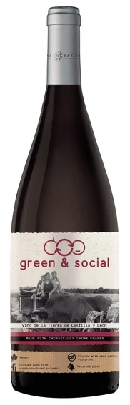 Cuatro Rayas Green and Social Organic Tempranillo