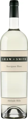 Bottle of Shaw + Smith Sauvignon Blancwith label visible