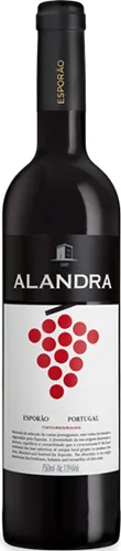 Bottle of Esporão Alandra Tintowith label visible