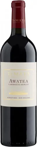 Bottle of Te Mata Awatea Cabernets - Merlotwith label visible