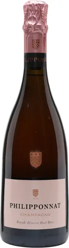 Bottle of Philipponnat Réserve Rosée Brut Champagnewith label visible