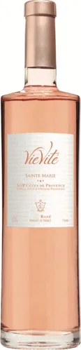 Bottle of VieVité Côtes de Provence Roséwith label visible