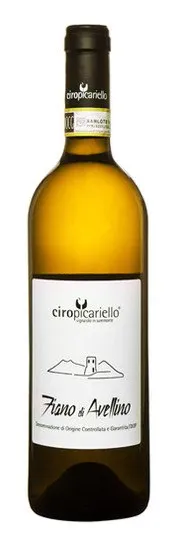 Bottle of Ciro Picariello Fiano di Avellinowith label visible