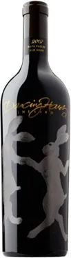 Bottle of Dancing Hares Vineyard Redwith label visible
