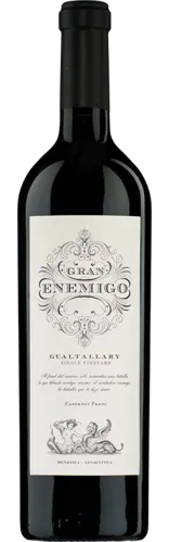 Bottle of El Enemigo Gran Enemigo Single Vineyard Agrelo Cabernet Franc from search results
