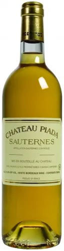 Bottle of Château Piada Sauternes from search results