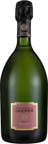 Bottle of Jeeper Grand Rosé Brut Champagne from search results