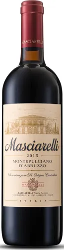 Bottle of Masciarelli Montepulciano d'Abruzzowith label visible
