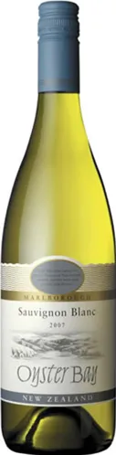 Bottle of Oyster Bay Sauvignon Blancwith label visible