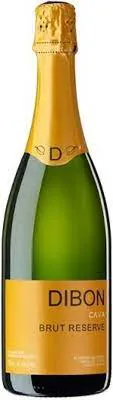 Bottle of Pinord Dibón Brut Reserve Cavawith label visible