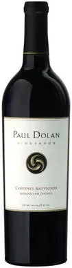 Bottle of Paul Dolan Cabernet Sauvignonwith label visible