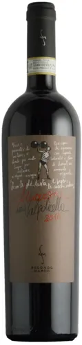 Bottle of Secondo Marco Amarone della Valpolicellawith label visible