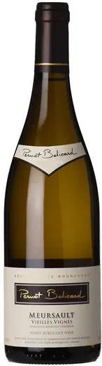 Bottle of Domaine Philippe Pernot-Belicard Vieilles Vignes Meursaultwith label visible