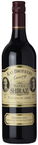 Bottle of Kay Brothers Block 6 Shiraz from search results