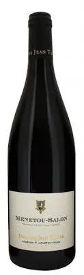 Bottle of Domaine Jean Teiller Menetou-Salon Rougewith label visible