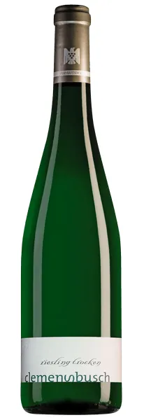 Bottle of Clemens Busch Riesling trockenwith label visible