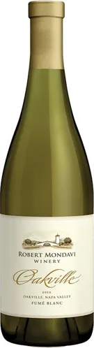 Bottle of Robert Mondavi Fumé Blancwith label visible