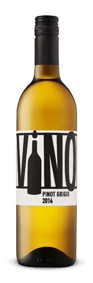 Bottle of Vino CasaSmith Vino Pinot Grigiowith label visible