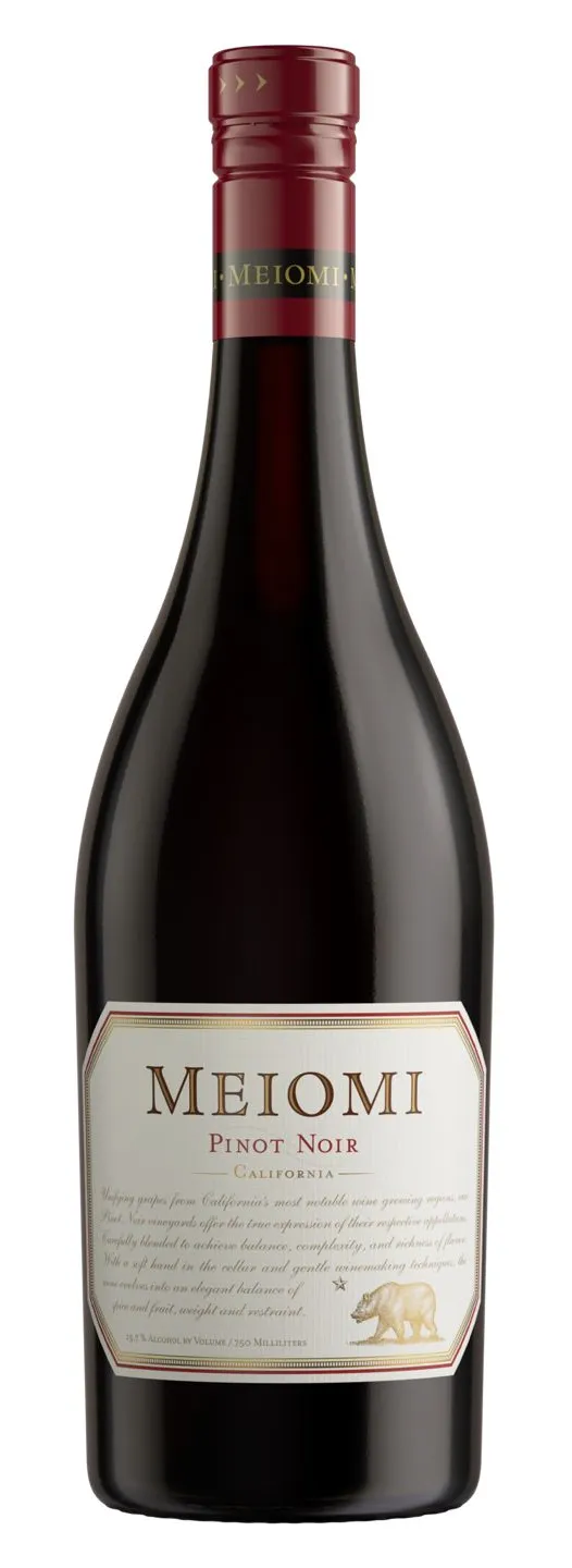 Bottle of Meiomi Pinot Noir from search results