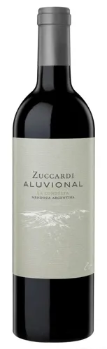 Bottle of Zuccardi Aluvional La Consultawith label visible