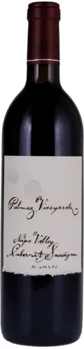 Bottle of Palmaz Cabernet Sauvignonwith label visible