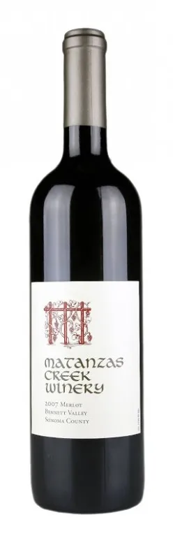 Bottle of Matanzas Creek Merlot Sonoma County from search results