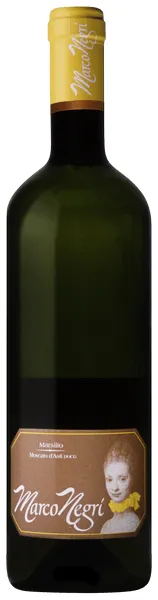 Bottle of Marco Negri Marsilio Moscato d'Astiwith label visible