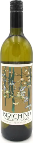 Bottle of Birichino Malvasia Biancawith label visible