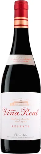 Bottle of Viña Real Rioja Reserva from search results