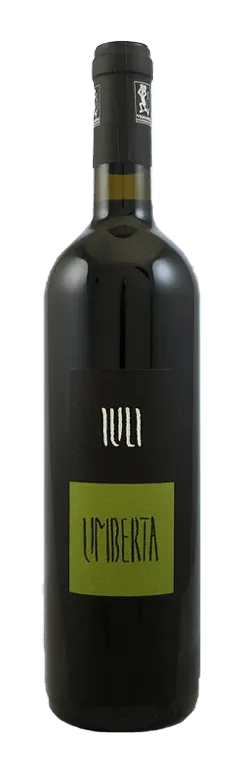Bottle of Cantina Iuli Umbertawith label visible