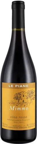 Bottle of Le Piane Mimmowith label visible