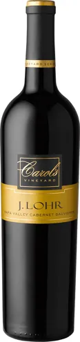 Bottle of J. Lohr Vineyards & Wines Carol’s Vineyard Cabernet Sauvignonwith label visible