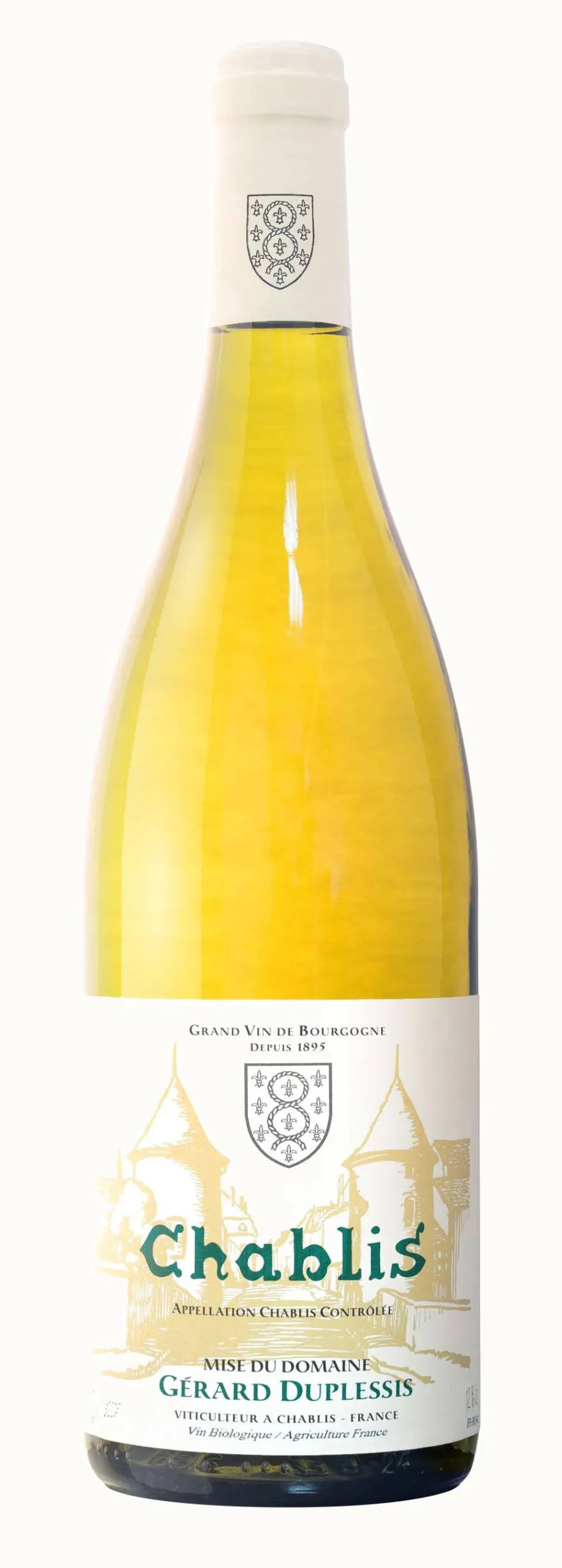 Bottle of Gerard Duplessis Chablis from search results