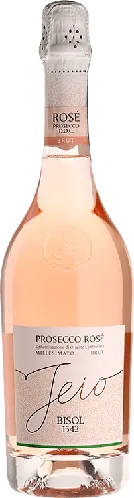 Bottle of Jeio Cuvée Roséwith label visible