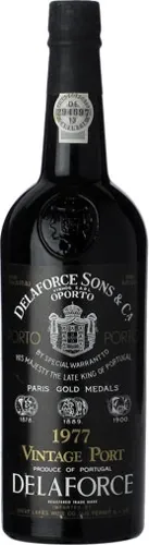 Bottle of Delaforce Vintage Port from search results