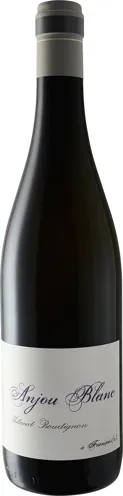 Bottle of Thibaud Boudignon Cuvée a Francoise Anjou Blancwith label visible