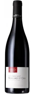 Bottle of Domaine Juillot-Theulot Mercurey 1er Cru 'La Cailloute' Rougewith label visible