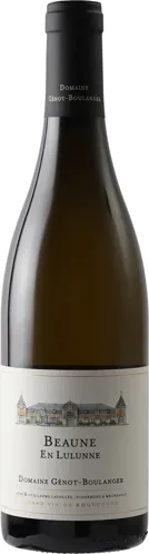Bottle of Domaine Génot-Boulanger En Lulunne Beaunewith label visible