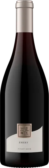 Bottle of WillaKenzie Estate Emery Pinot Noirwith label visible