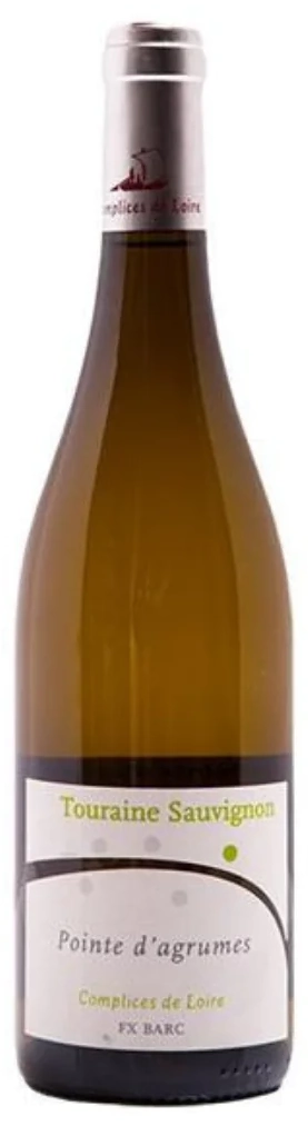 Complices de Loire Pointe d'Agrumes Touraine Sauvignon