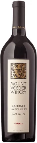 Bottle of Mount Veeder Winery Cabernet Sauvignonwith label visible