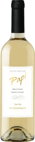 Bottle of Papi Sauvignon Blanc Demi Secwith label visible