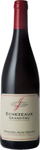 Bottle of Domaine Jean Grivot Echezeaux Grand Cruwith label visible