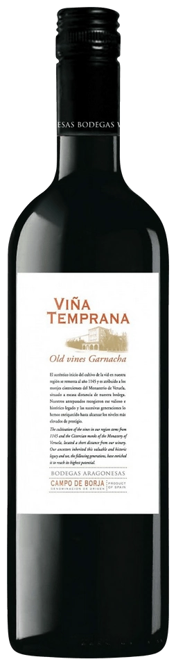 Bodegas Aragonesas Viña Temprana Old Vines Garnacha